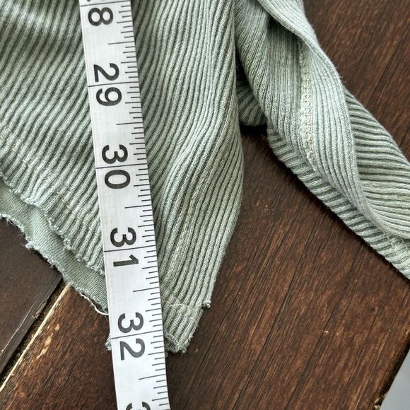 Karyn Seo sage green waffle knit Tunic embroidered boho tunic L - Picture 10 of 11